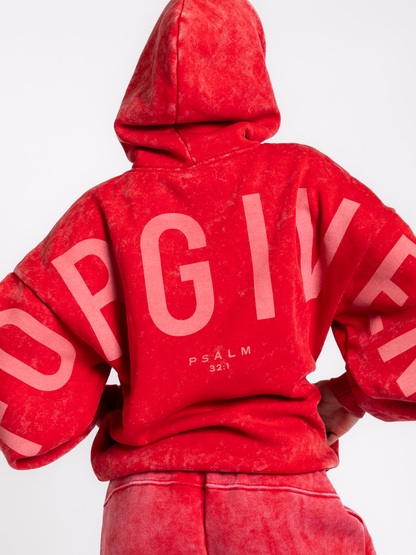 Kingdom Essential Hoodie - Snow Wash - True Red