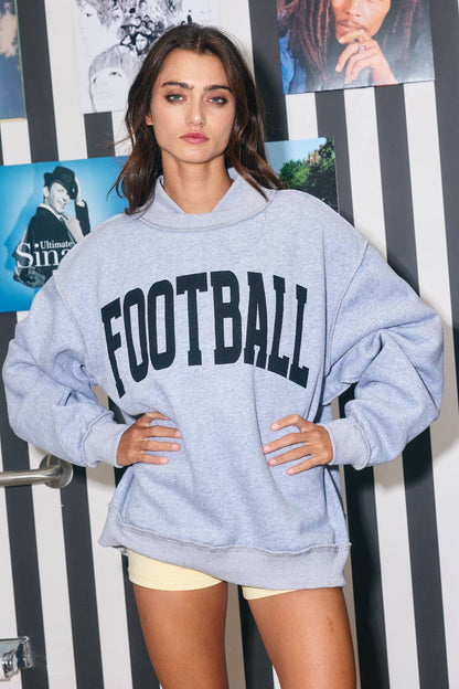 FOOTBALL 'FOOTBALL & GAMEDAY' Reversible Sweatshirt