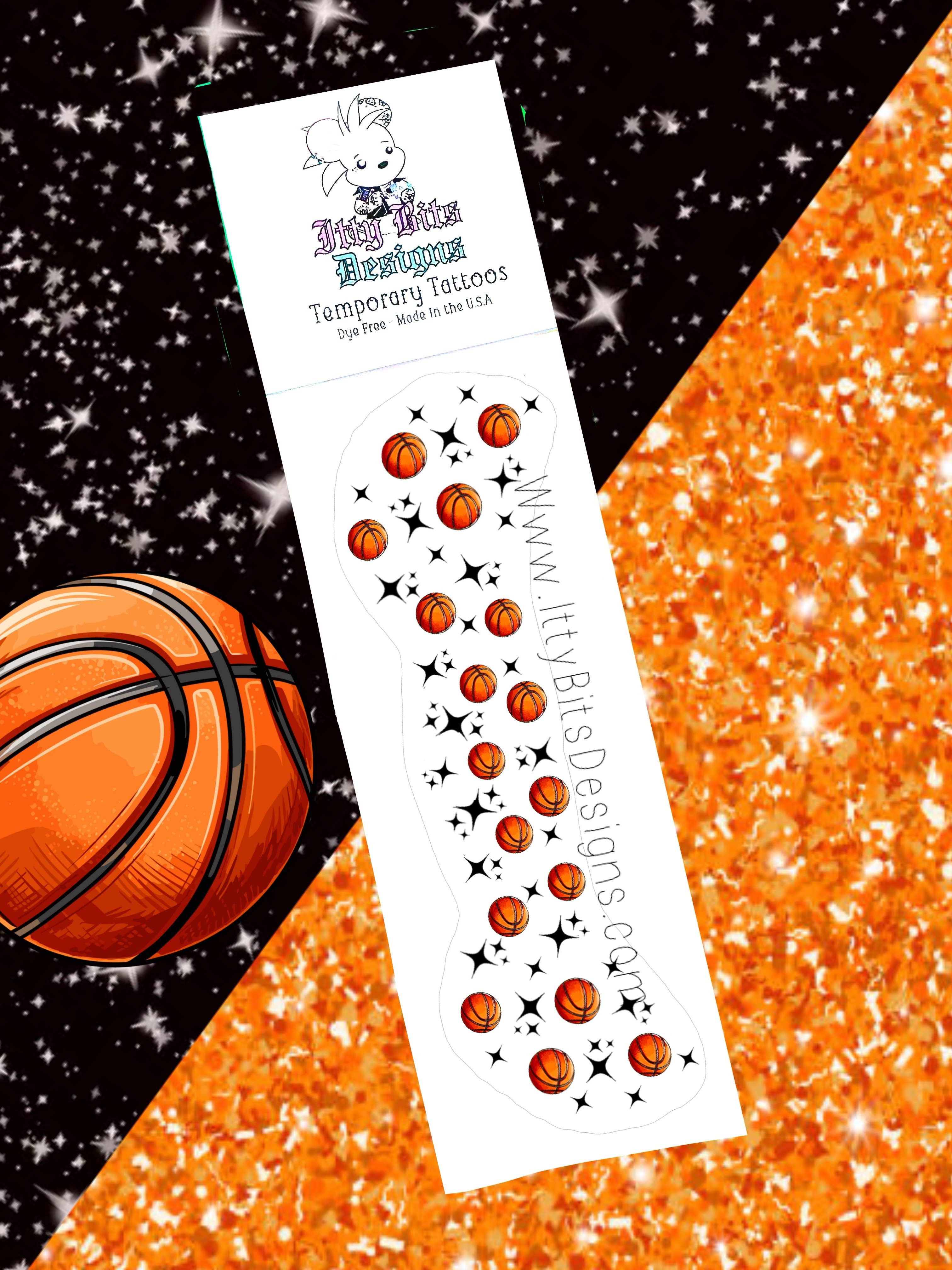 Basketball Freckle Temporary Tattoos