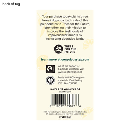 Socks that Plant Trees (Beige Lemons)