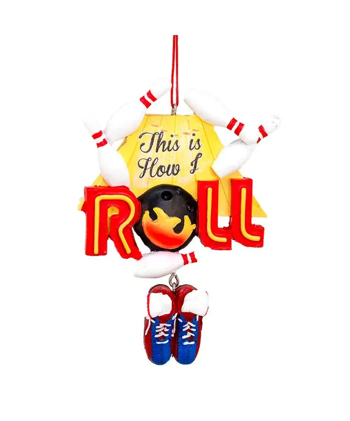 4.75" Resin Bowling Ornament