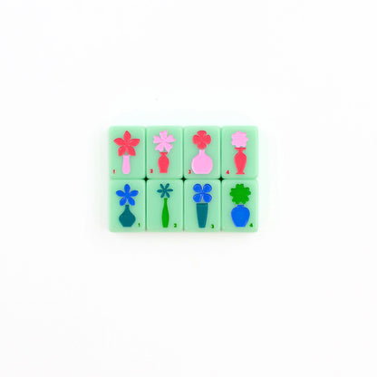 Mini Travel Mahjong | Mini Anywhere Series | Green - Preorder
