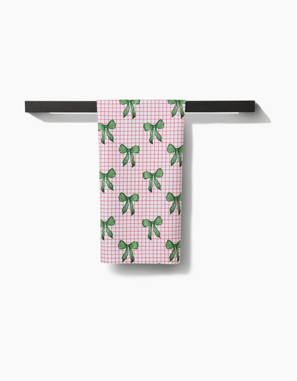 Ribbon And Cheer Tea Towel