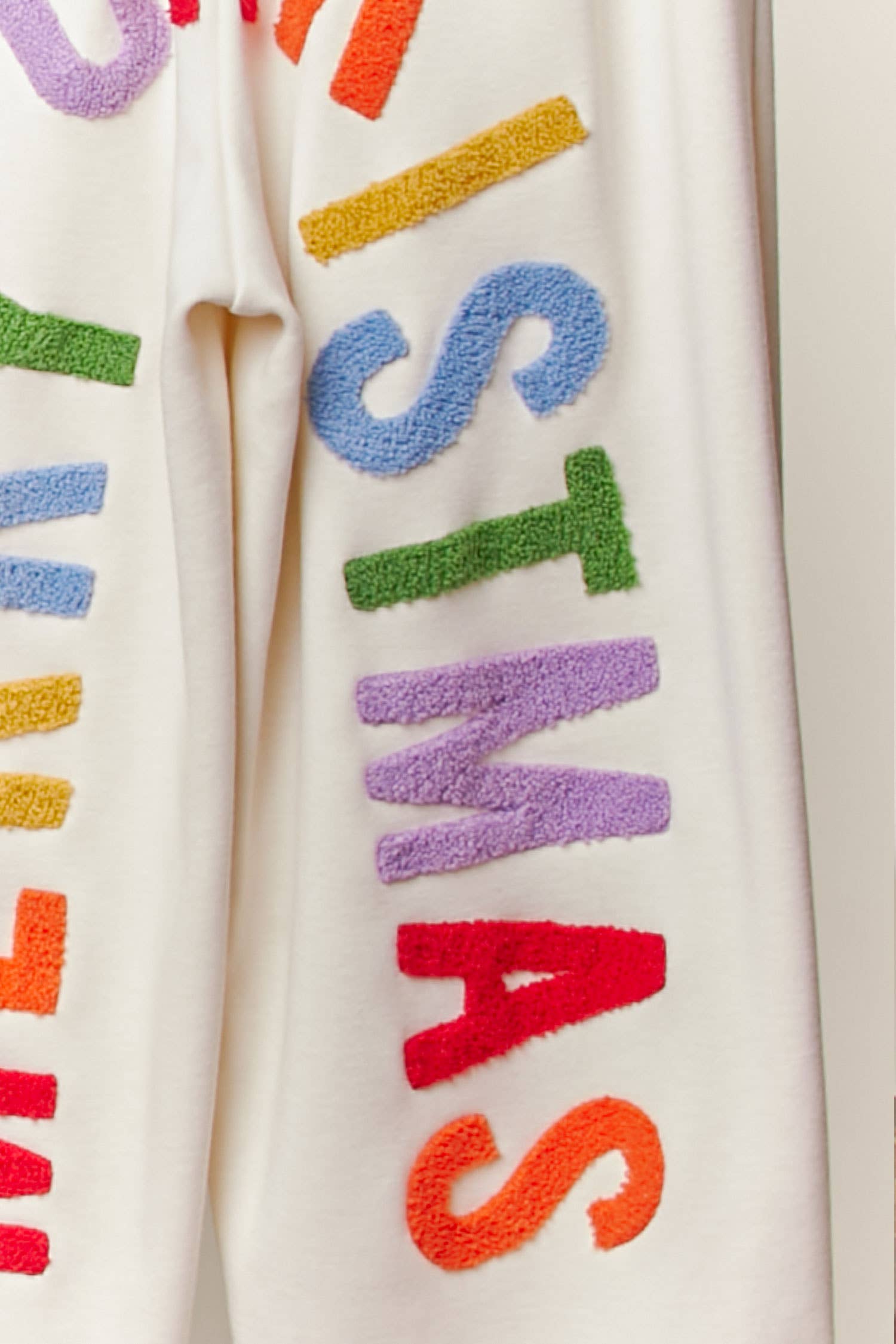Christmas Pants with Lettering