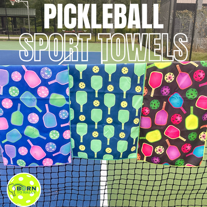 Live Love Pickleball Microfiber Athletic Towel