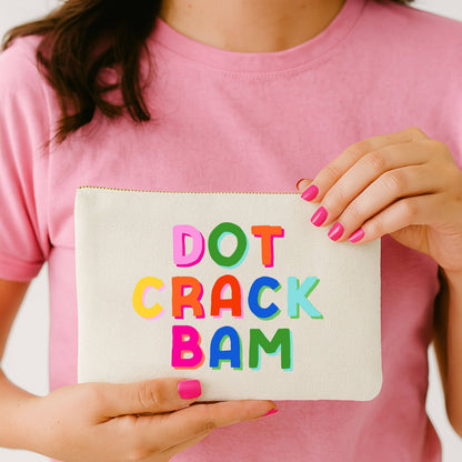 Mahjong Bag | Dot Crack Bam mahjong gift canvas pouch