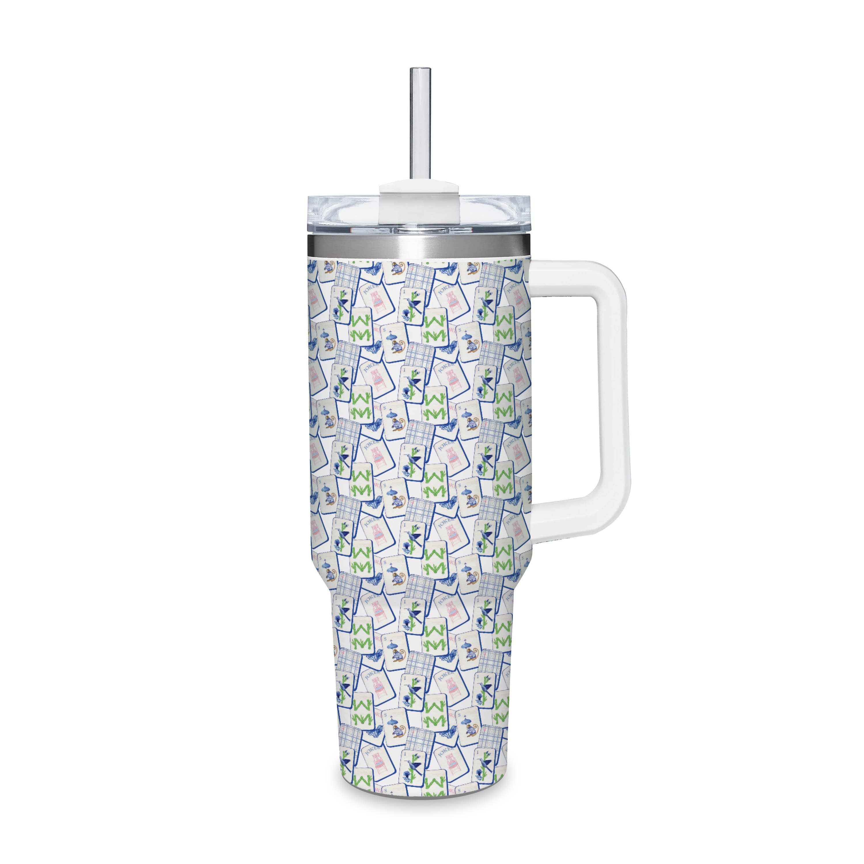 Insulated Water Tumbler- Mahjong
