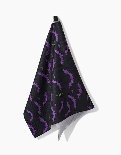 Dark Night Bats Tea Towel