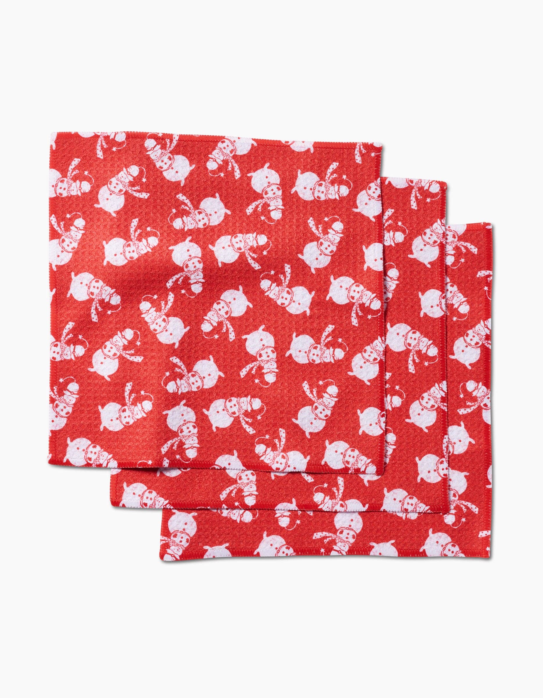 Smiley Frosty Dishcloth Set