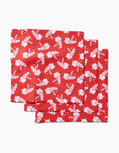 Smiley Frosty Dishcloth Set