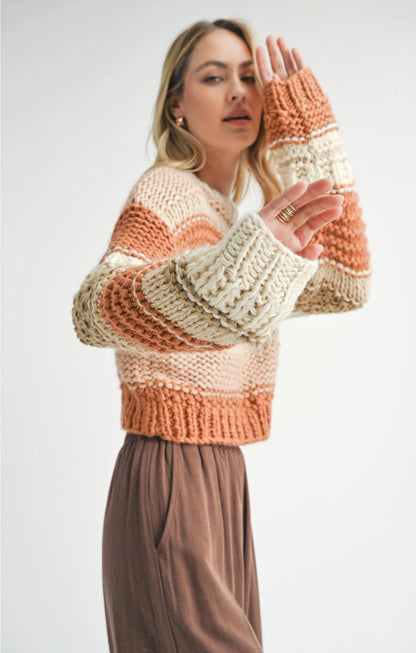 Butter Pecan Chunky Sweater