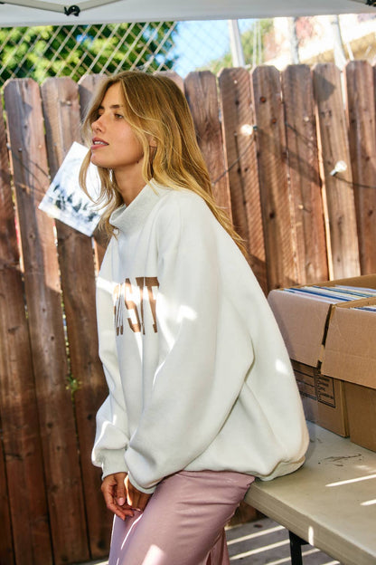 CROSS 'CROSS &JESUS SAVES' Reversible Sweatshirt