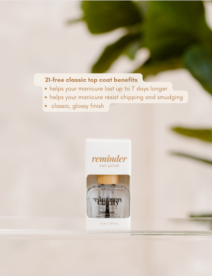 Nail Polish Top Coat — Clarity