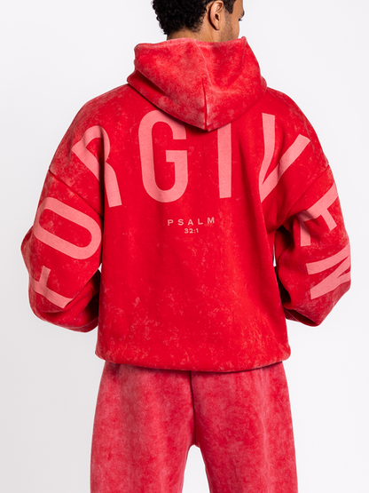 Kingdom Essential Hoodie - Snow Wash - True Red