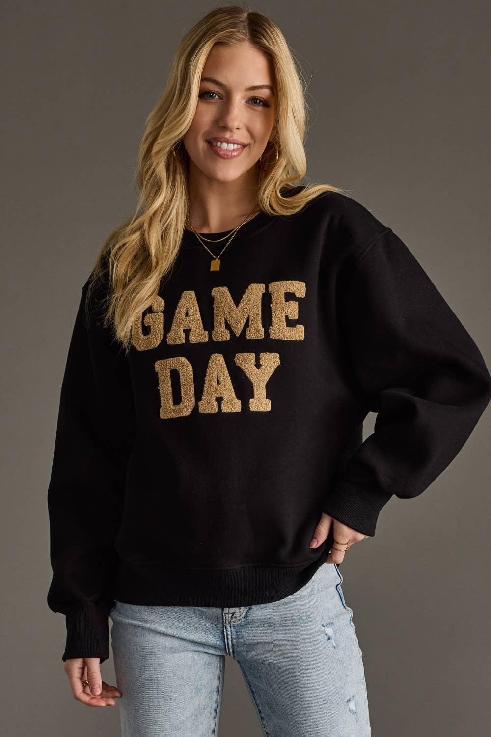 Black Game Day Sweatshirt