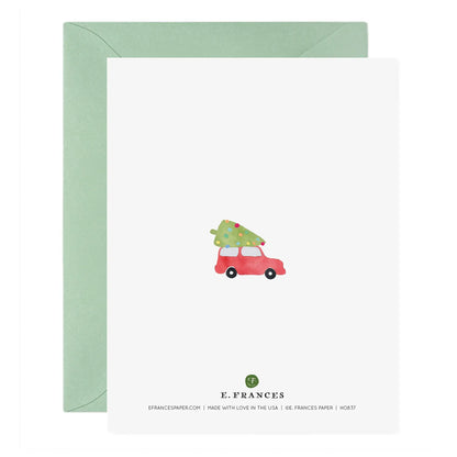 Fa La La La La Trees | Christmas Card