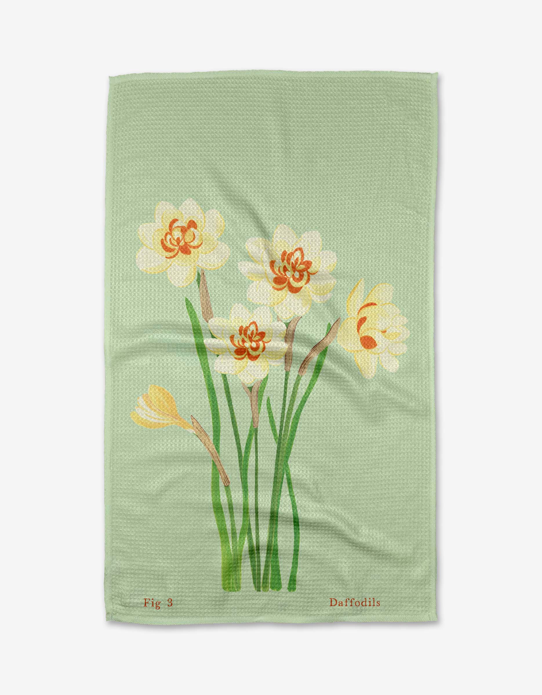 March Daffodils Tea Towel