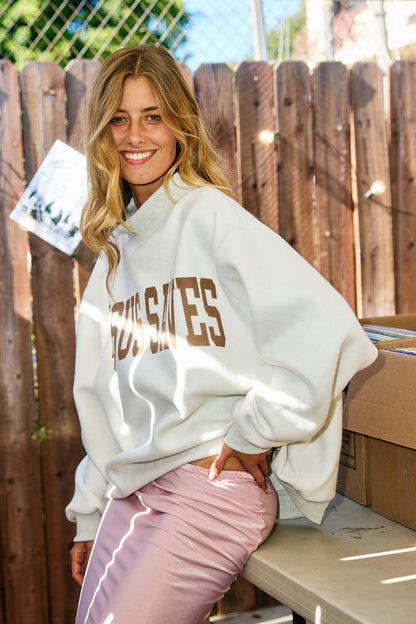 CROSS 'CROSS &JESUS SAVES' Reversible Sweatshirt