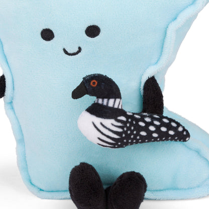 Minnesota State Plush with Tiny Loon