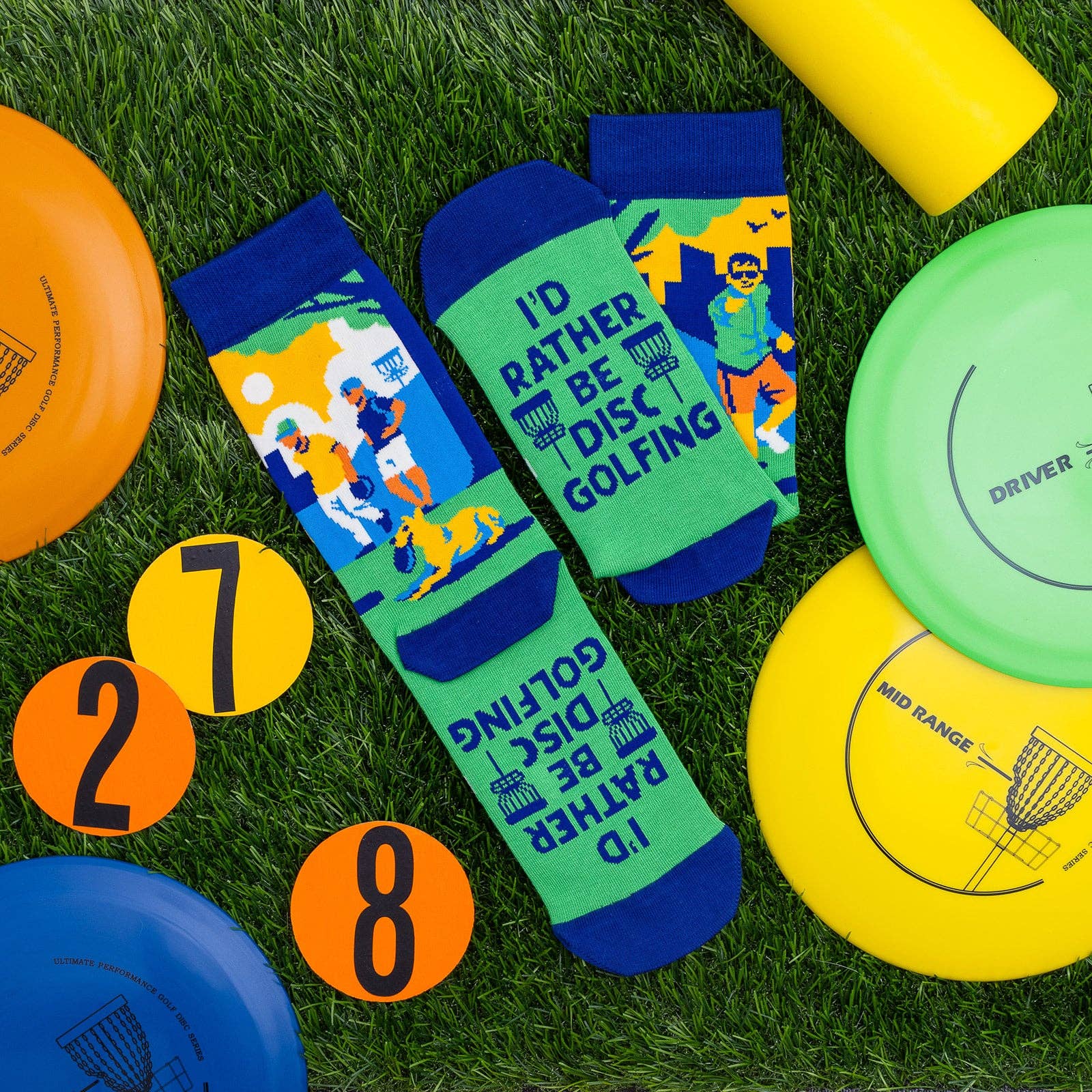 I'd Rather Be Disc Golfing Socks