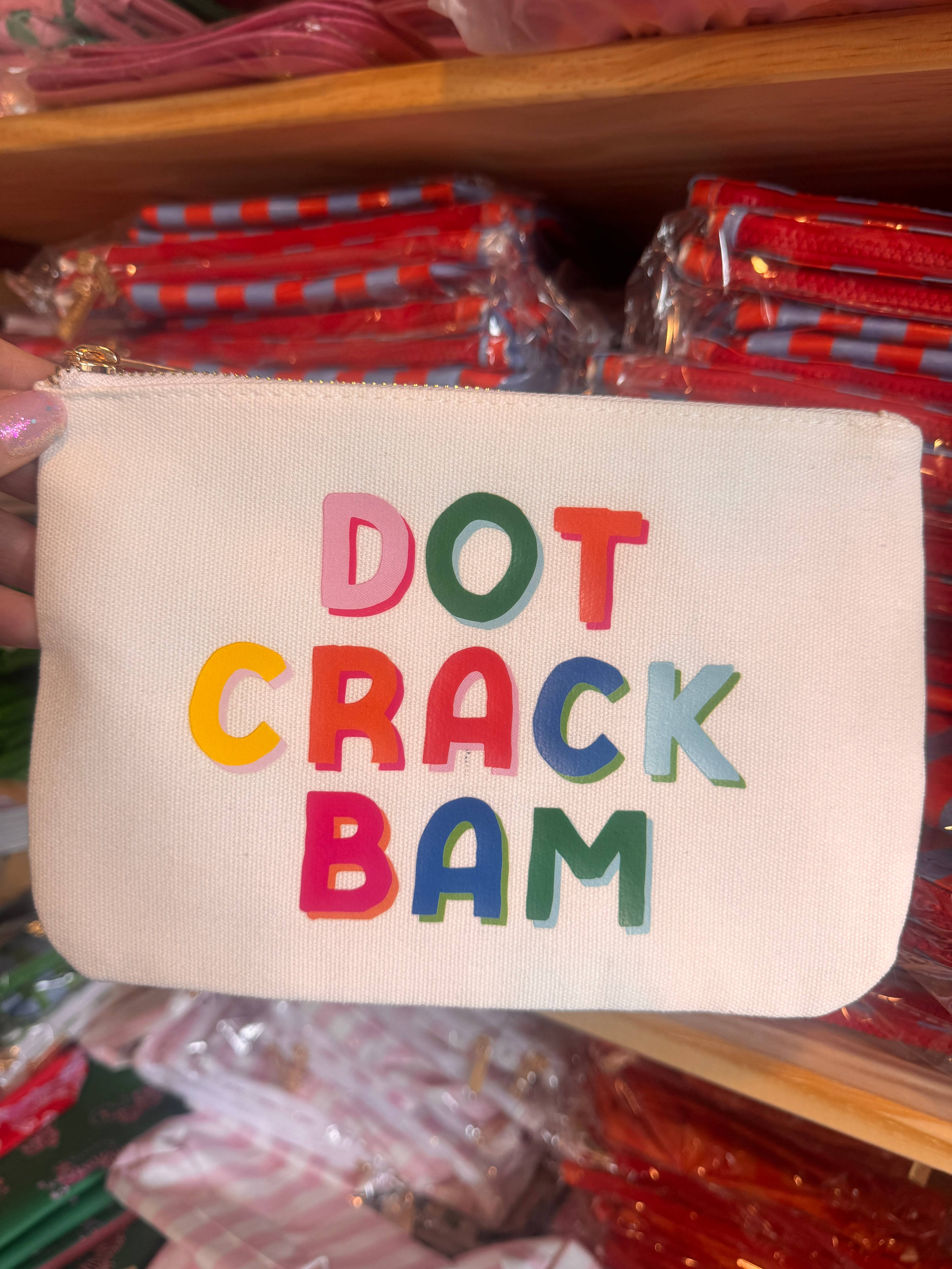 Mahjong Bag | Dot Crack Bam mahjong gift canvas pouch
