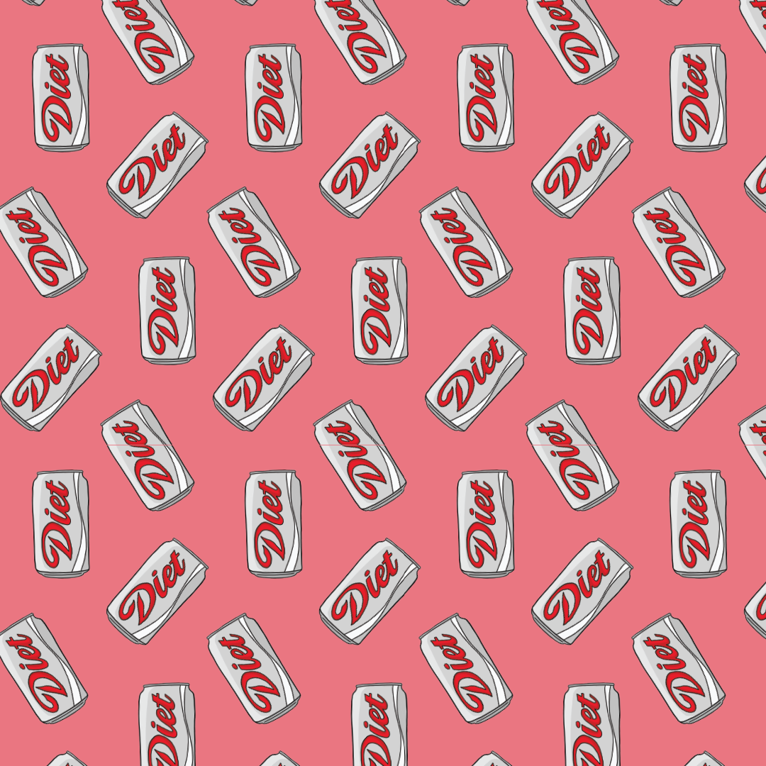Diet Soda Can Wrapping Paper Roll
