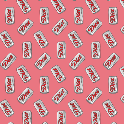 Diet Soda Can Wrapping Paper Roll