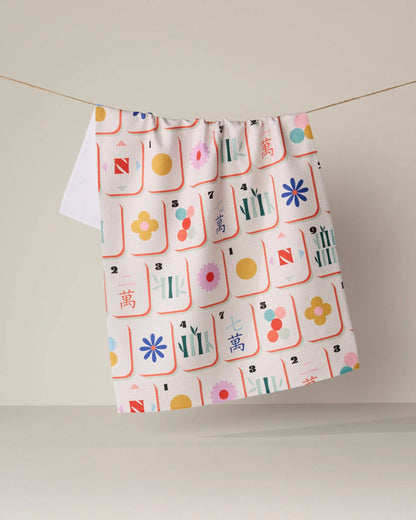 Tile Toss Tea Towel