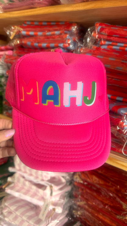 Mahjong trucker hat