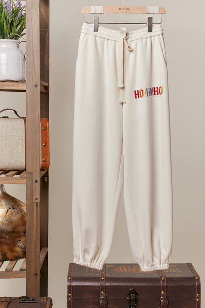 Christmas Pants with Lettering