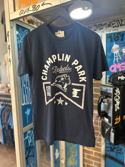 Champlin Park Rebels Text Tee