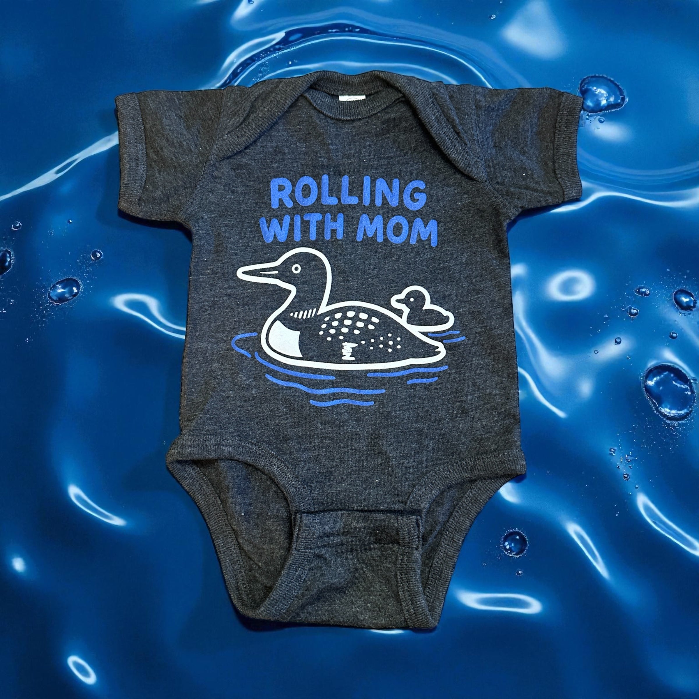 Rolling with Mom - Onesie and Toddler