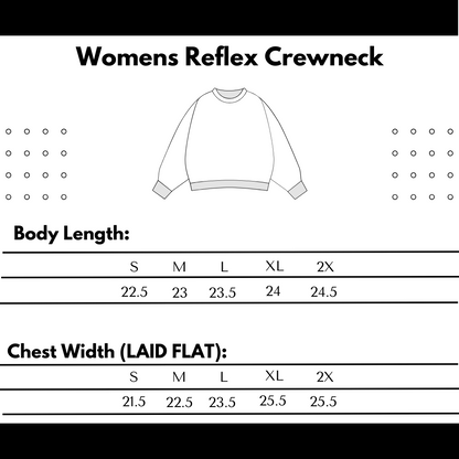 Night Watch - Wolves Womens Reflex Crewneck Sweatshirt