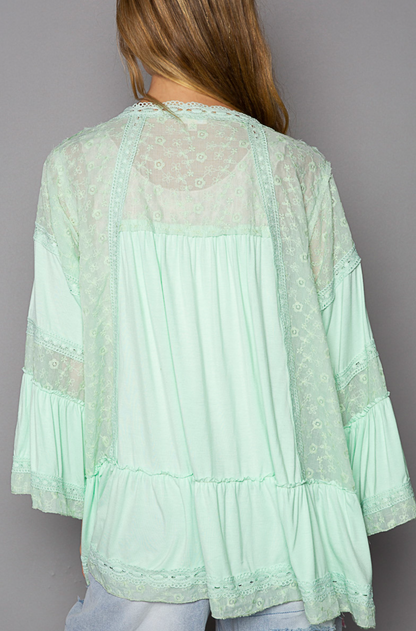 Open Woven Cardigan