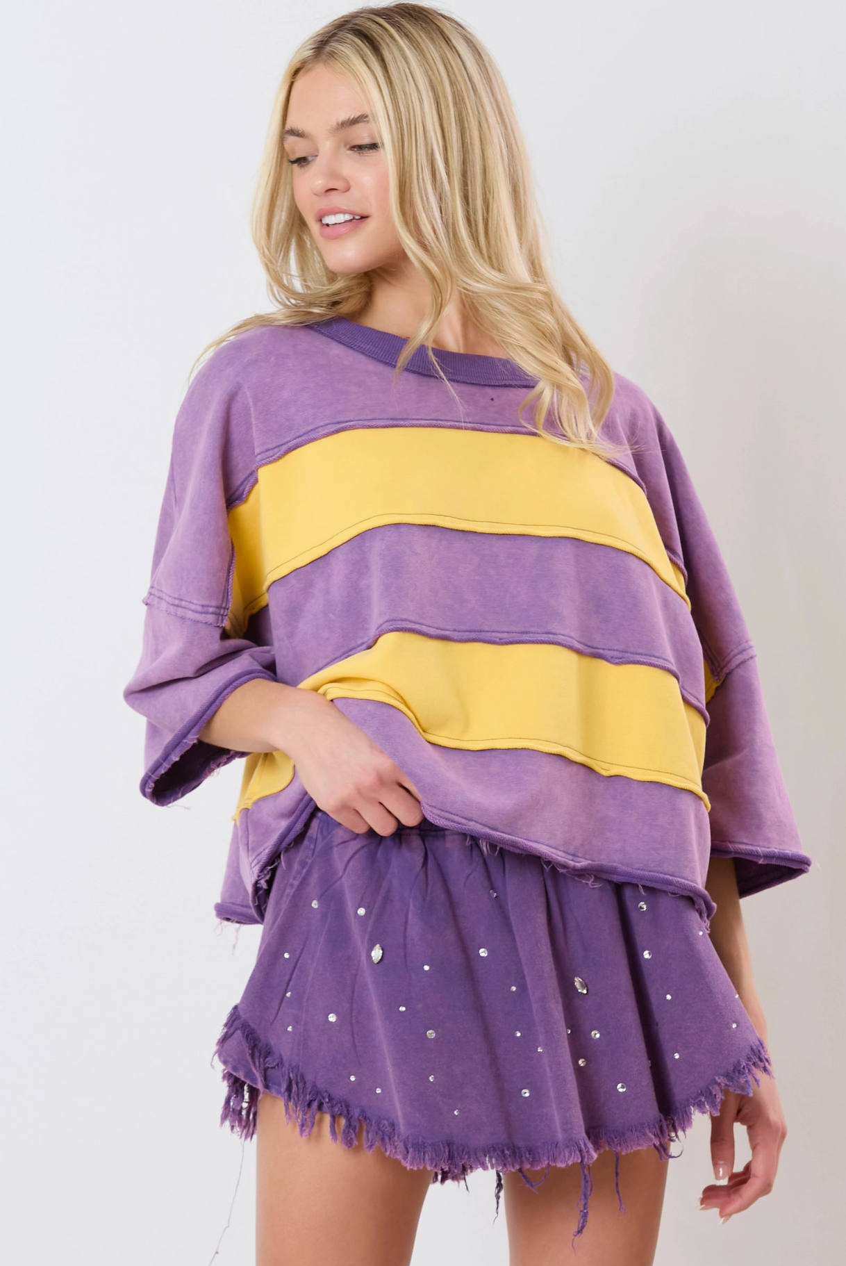 Purple/Yellow Crop