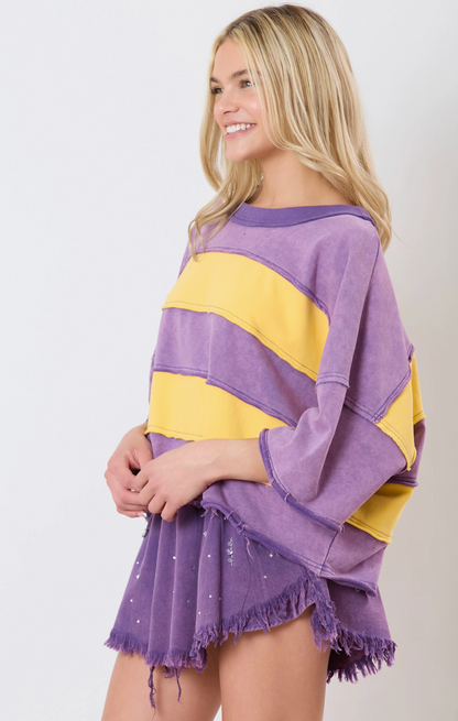 Purple/Yellow Crop