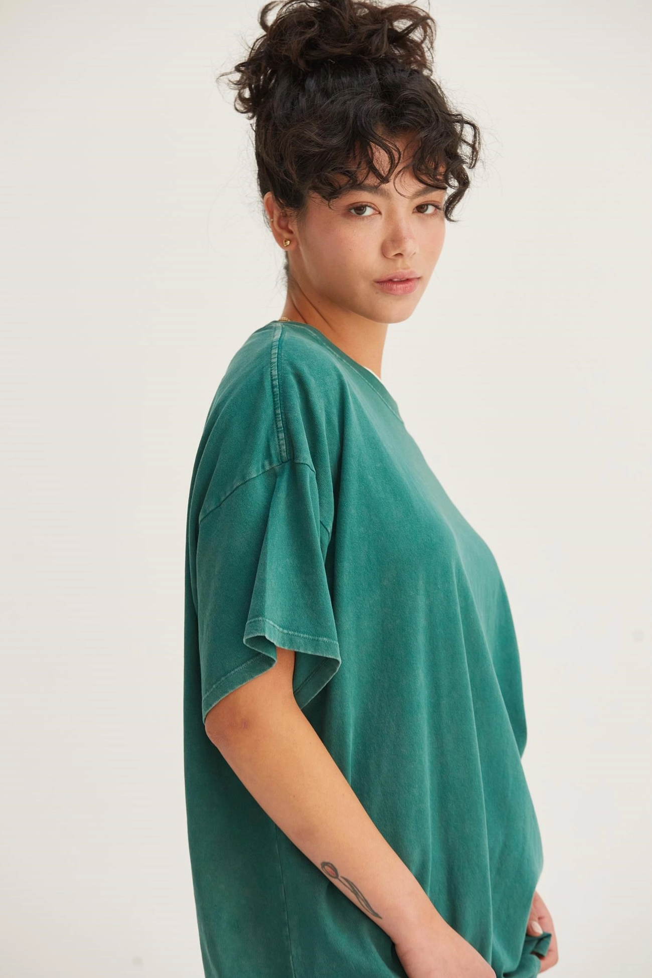 OVERSIZED Distressed Cotton T-Shirt