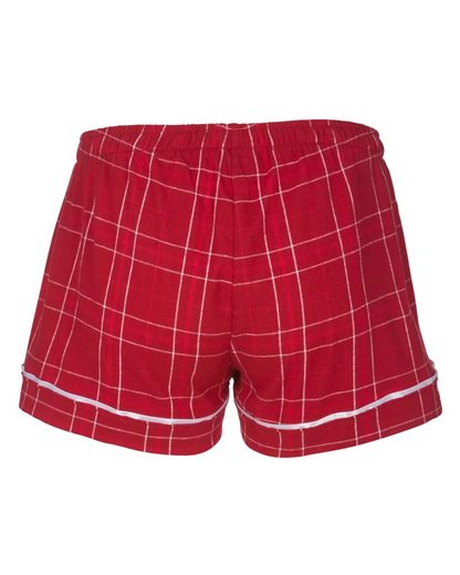 Crimson Women's Flannel Shorts