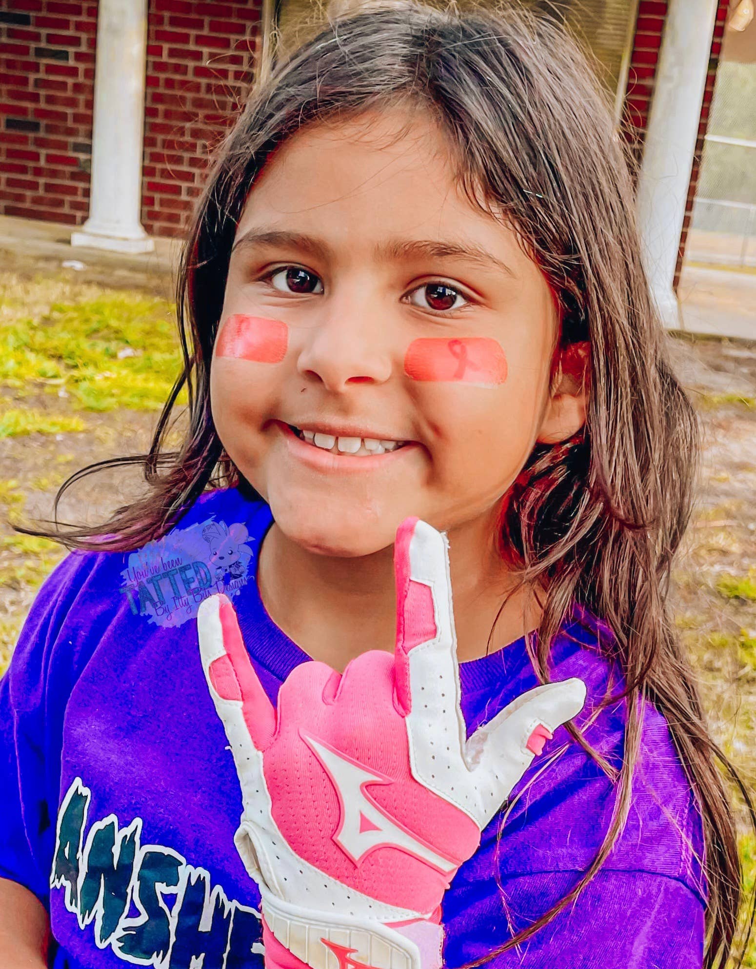Breast Cancer Awareness Eye Black Temporary Tattoos