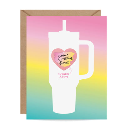 Scratch-off Greeting Card - Stanley Cup