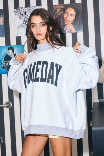FOOTBALL 'FOOTBALL & GAMEDAY' Reversible Sweatshirt
