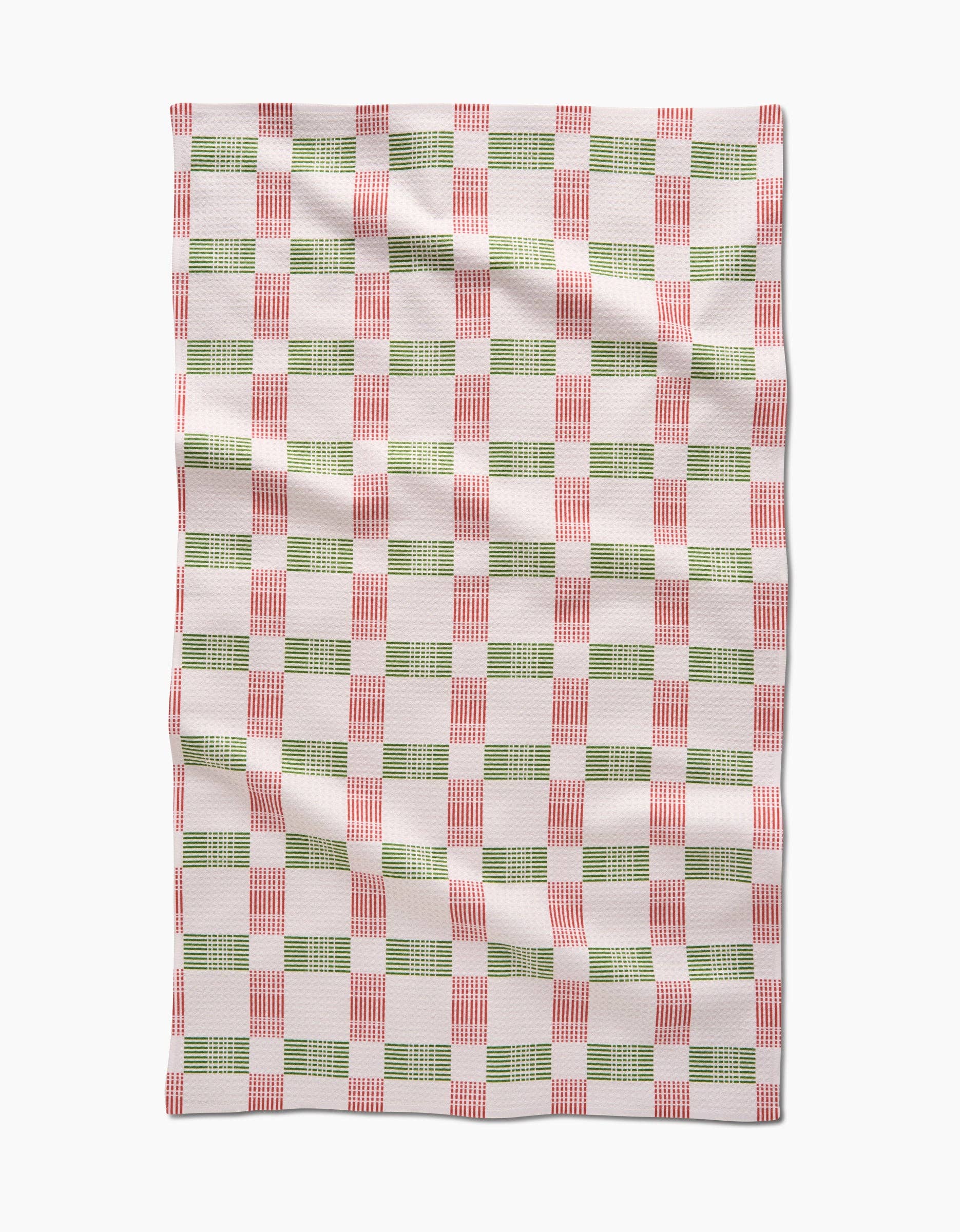 Be Merry Plaid Tea Towel