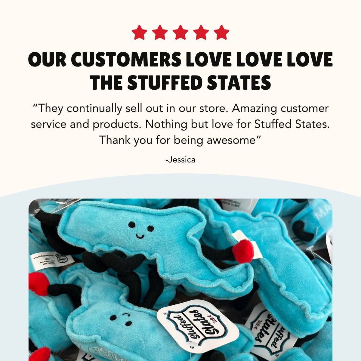 Minnesota State Plush with Tiny Loon