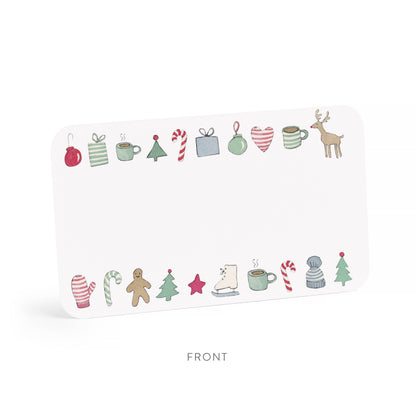 Merry Motif Little Notes® | Winter Holiday mini notes