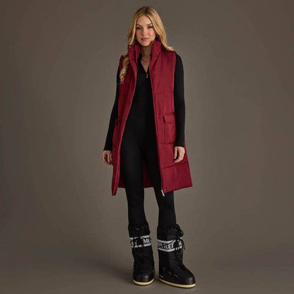 Crimson Long Vest