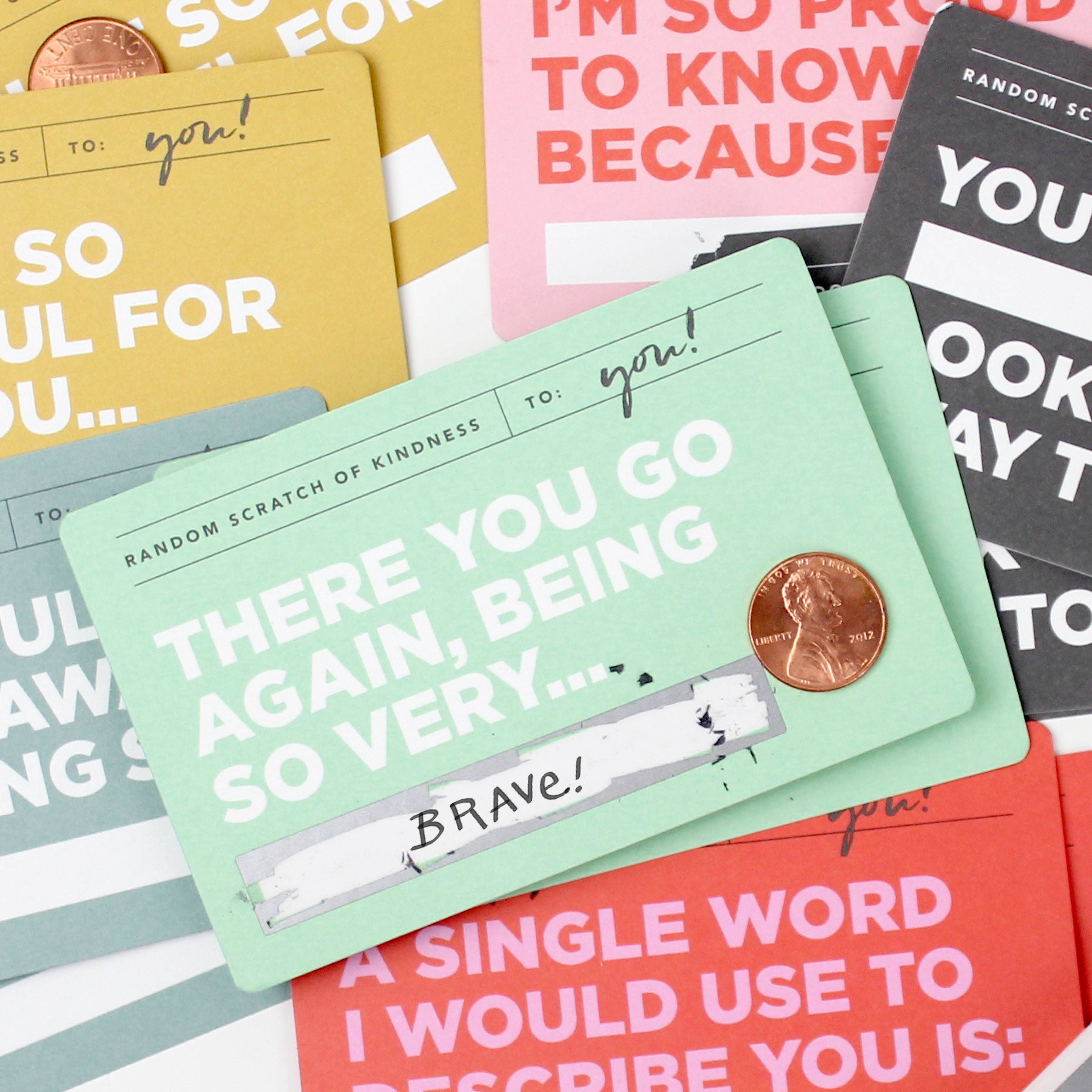 Scratch-off Mini Notes - Random Scratch of Kindness
