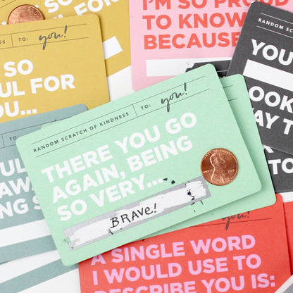 Scratch-off Mini Notes - Random Scratch of Kindness