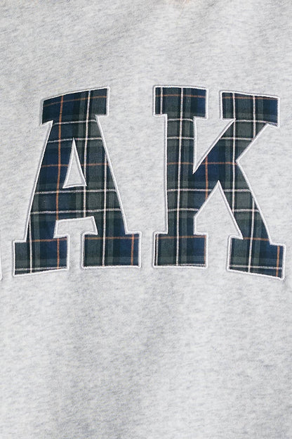 Embroidered "LAKE" Mock Neck Sweatshirt