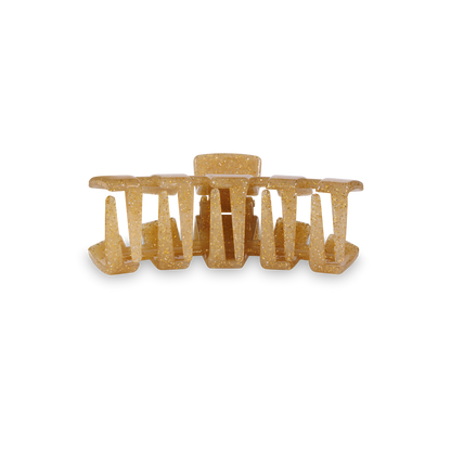 Classic Gold Glitter Medium Hair Clip