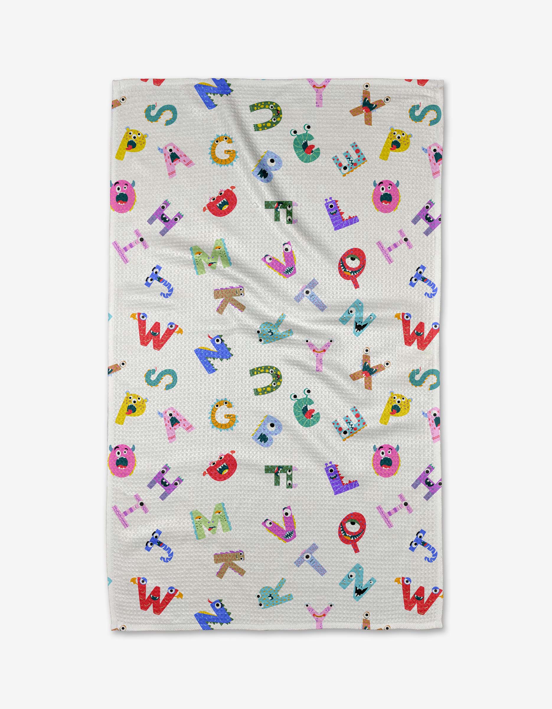 Alphabet Monsters Tea Towel